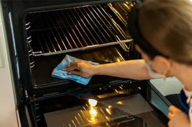 How often should you have your oven professionally cleaned?