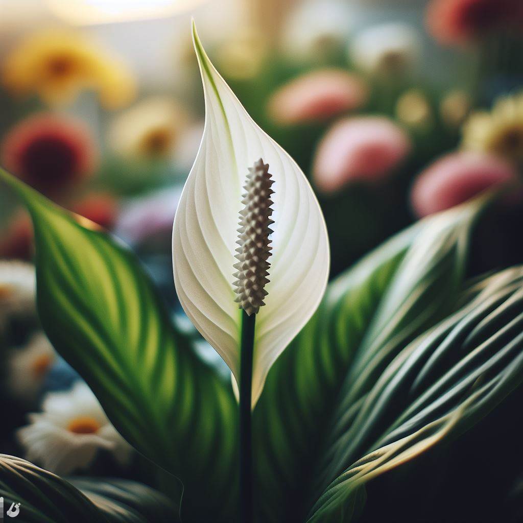 plant Spathiphyllum