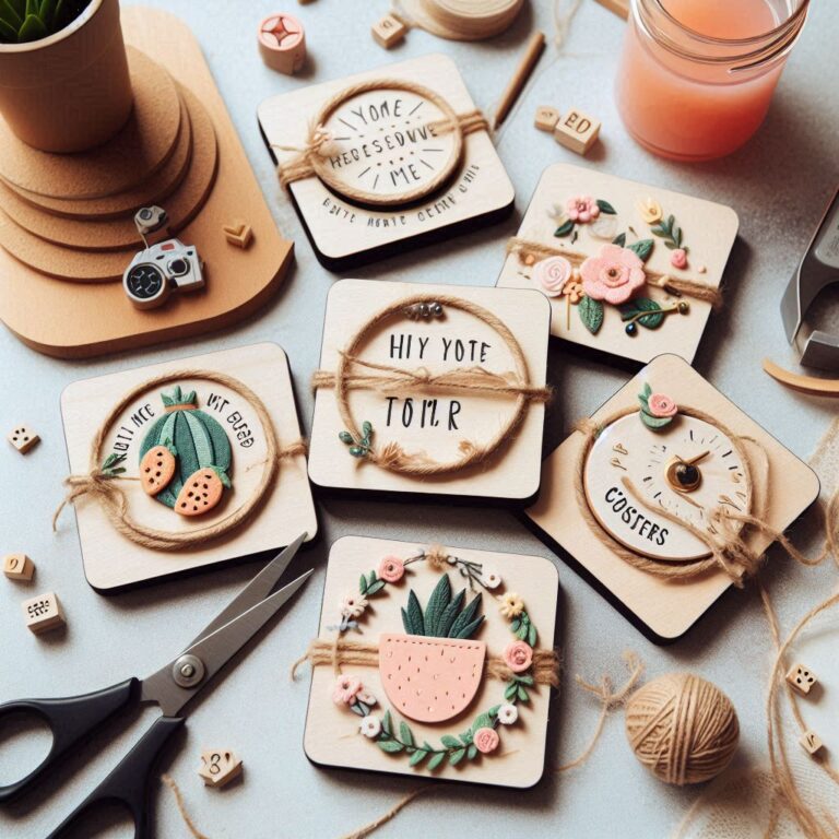 DIY Coasters: Personalised and Practical Home Accessories