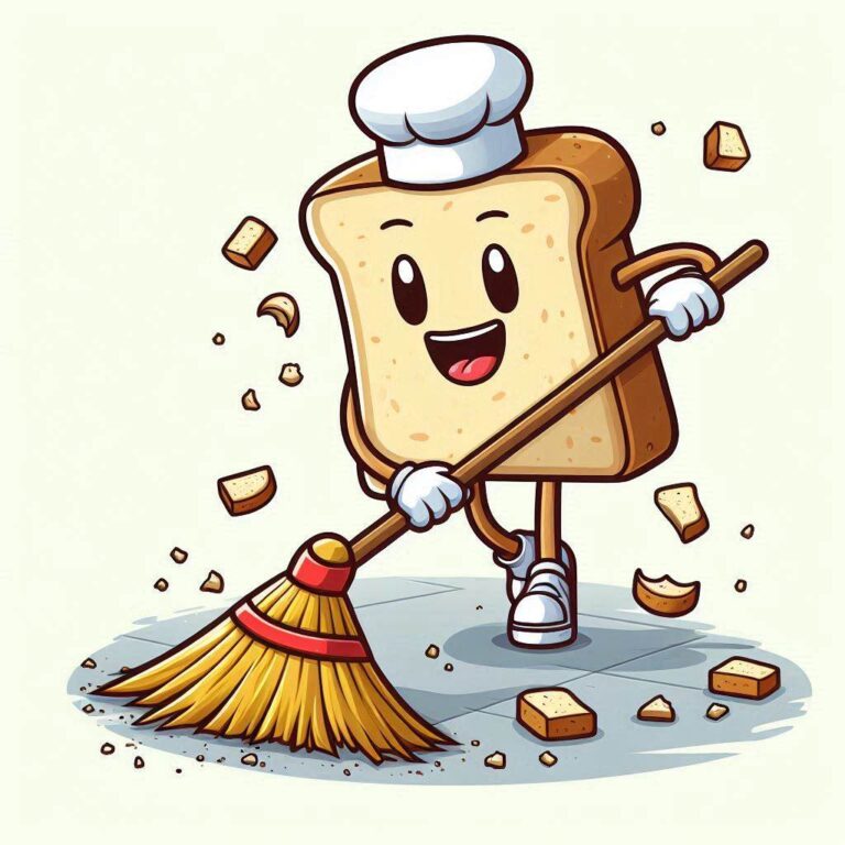 How to Sweep Up Broken Glass with Bread