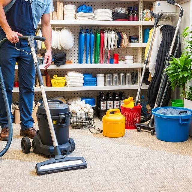 Are Cleaning Supplies and Equipment Provided for Carpet Cleaning?